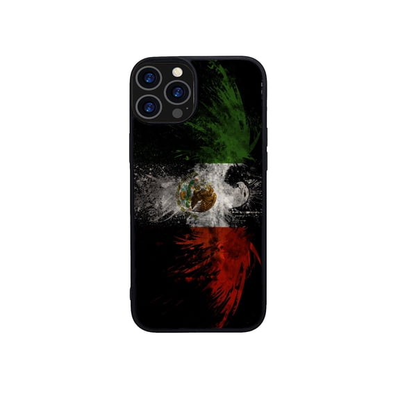 Phone Case for Apple iPhone 14 / iPhone 13 (6.1") Hybrid Print Design Vintage Pattern Fashion Rubber Hard PC TPU Shockproof Frame Cover [ MEXICAN EAGLE ]