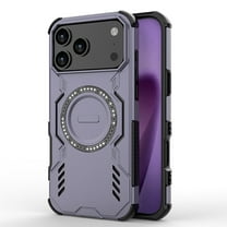 Phone Case for Apple iPhone 17 Pro Max, Compatible with MagSafe Slim Fit iPhone 17 Pro Max Case with Hybrid TPU PC Back Cover Camera Lens Protective Shockproof iPhone 17 Pro Max Cover, Purple