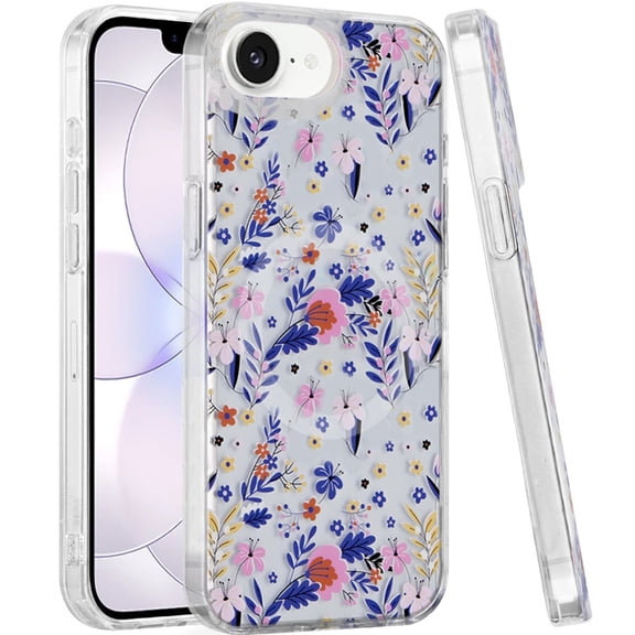 Phone Case for Apple iPhone 17E /16E Stylish Design Shockproof Magnetic TPU IMD Print Rugged Grip Drop Protection Slim Fit Fashion Cover Multicolor