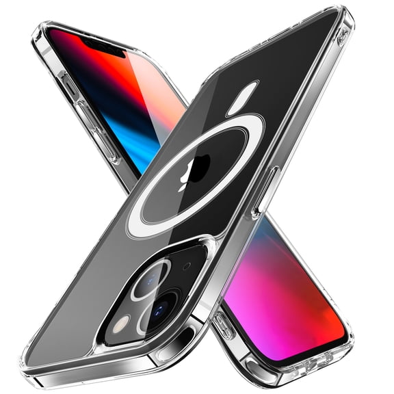 Phone Case for Apple iPhone 8 Plus/7 Plus Clear Magnetic Case with Built-in Magnets Compatible with MagSafe TPU Bumper Cover fit iPhone 8 Plus / iPhone 7 Plus - Transparent