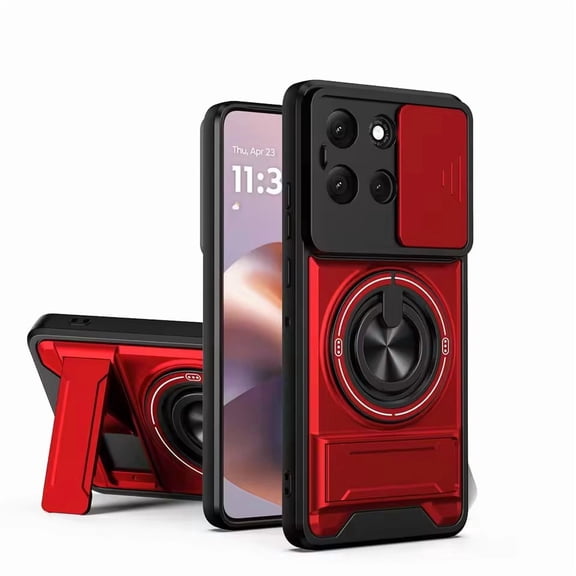 Phone Case - Armor Case for Samsung Galaxy A37 A56 A36 A16 A26 A06 A17 A07 A55 A35 A25 A15 5G Magnetic Stand Holder Ring Lens Protect Cover