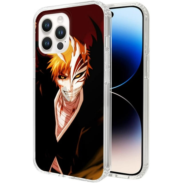 Phone Case Bleach Collage Case Clear Compatible with iPhone 15 Pro Max 6.7 Inch