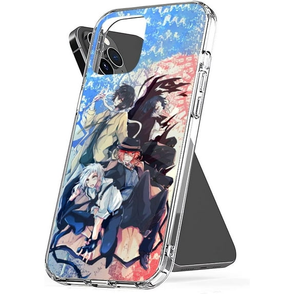 Phone Case Bungo 6 Stray 11 Dogs 8 TPU 6s 7 12 13 Pro Max Mini Clear 14 Waterproof Scratch Accessories Compatible with iPhone 13 Pro Max 6.7 Inch