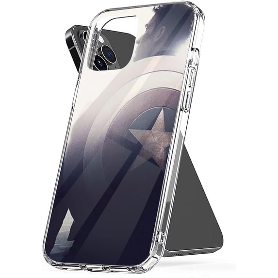 Phone Case Captain America X Se Scratch Waterproof Accessories Transparent Compatible with iPhone 7/8/SE 2020 4.7 Inch