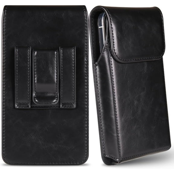 Phone Case Cell Phone Pouch for iPhone 15, 15 Pro 14, 14 Pro 13, 13 Pro 12, 12 Pro 11, 11Pro XR, Leather Cell Phone Belt Holder for Galaxy S24 S23 S22 S21 S20 S10 S9 S8 S7