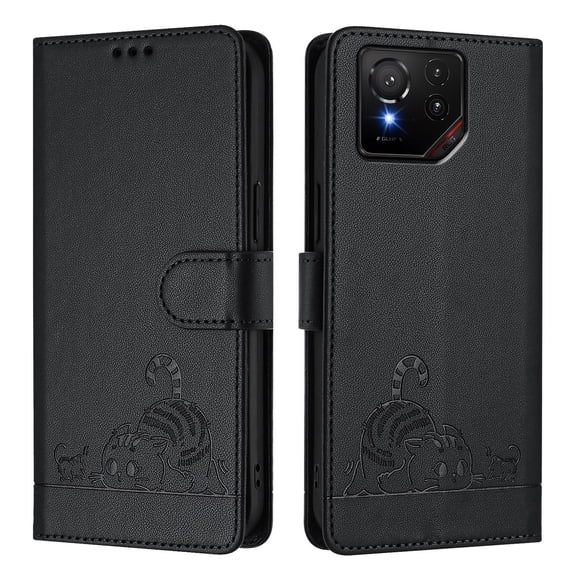 Phone Case Compatible with Asus ROG Phone ROG 9/9 pro with Kickstand,Card Slots,Silicone Bumper,Shockproof,Flip Wallet Leather Protective Cover for Asus ROG Phone ROG 9/9 pro,S3
