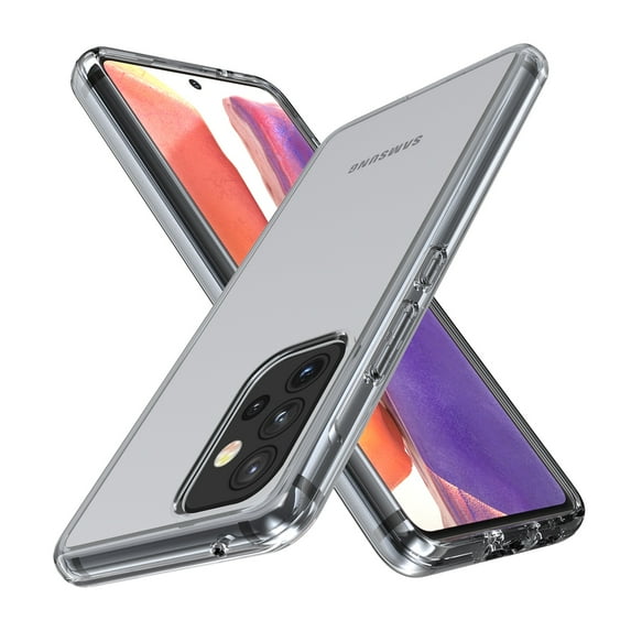 Phone Case Compatible with Galaxy A53 5G, Flexible Crystal Clear Ultra Slim Cases Soft TPU Cover Full Protective Bumper Scratch-Resistant Case Cover for Samsung A53 5G, Black