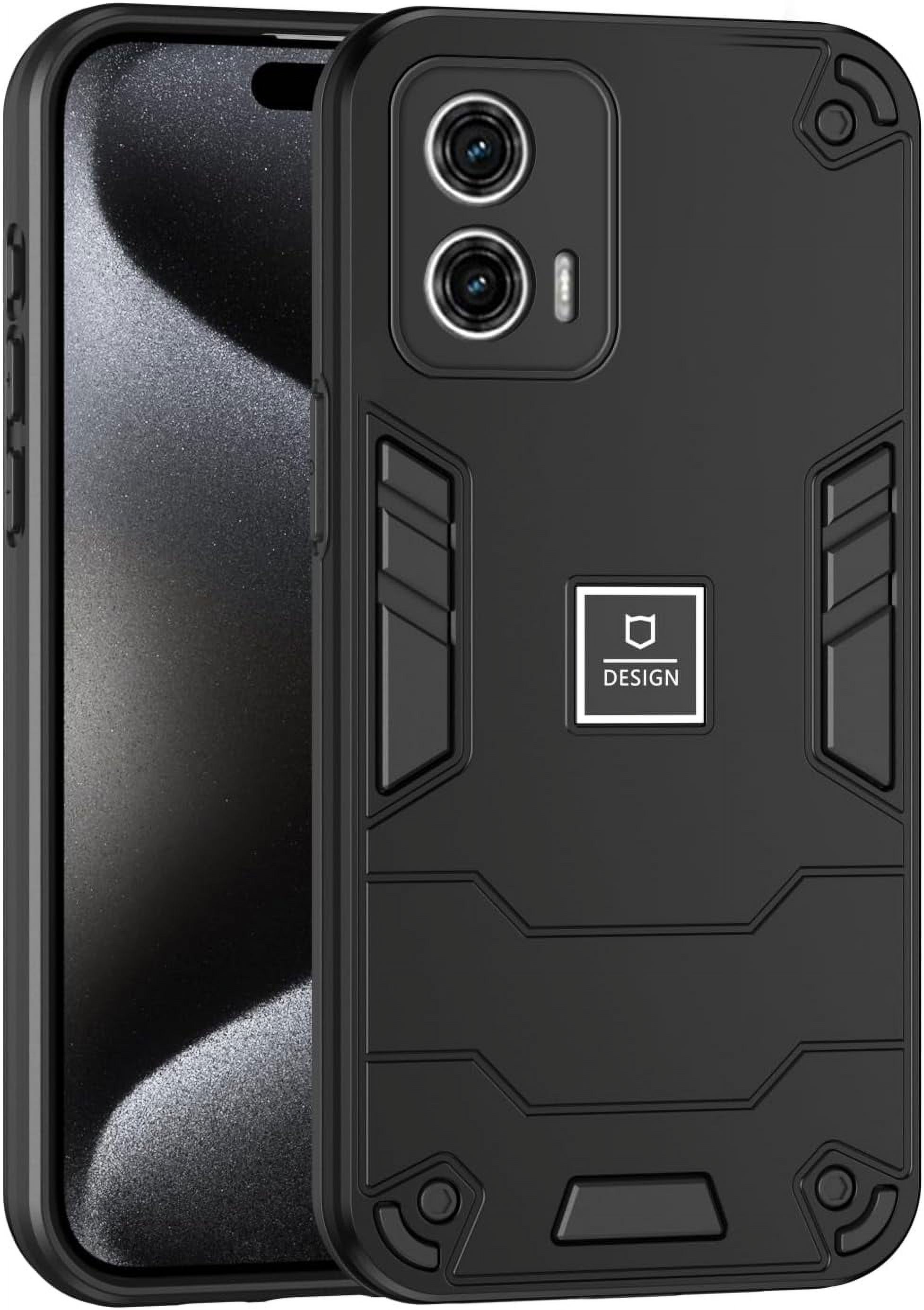Custodia In Pelle Con Clip Per Motorola Moto G E Moto G Stylus 5G (2024), Protezione 360° - Foto 2