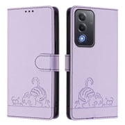 Phone Case Compatible with OPPO A5 5G/A3 PRO 5G Overseas/OPPO A3 PRO 5G India/OPPO A80 5G Europe/OPPO K12X 5G Overseas with Kickstand,Card Slots,Silicone Bumper,Flip Wallet Leather Cover,S6