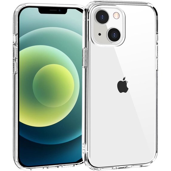 Phone Case Compatible for iPhone 12 & iPhone 12 Pro, Clear Case Non-Yellowing Shockproof Protective Bumper Slim Cover for 6.1 Inch