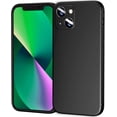 thumbnail image 1 of Phone Case Compatible for iPhone 13 6.1 Inch, Slim Fit Cases Soft TPU Bumper Protective Cover, Black, 1 of 9