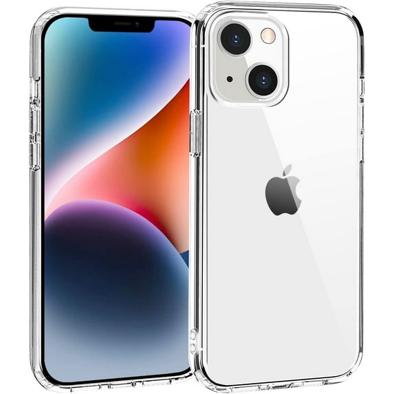 Phone Case Compatible for iPhone 14 Plus, Clear Case Shockproof Protective Bumper Slim Cover for 6.7 Inch 2022 Release