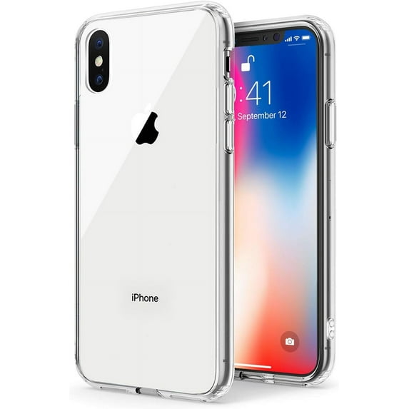 Phone Case Compatible for iPhone Xs Max, Clear Case Non-Yellowing Shockproof Protective Bumper Slim Cover for 6.5 Inch