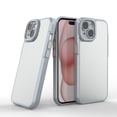 thumbnail image 1 of Phone Case Compatible with iPhone 15 Matte Luxury Stain Resistant Back Cover Case ,Anti-Scratch Shockproof Bumper Drop Protective Slim Fit Frosted Translucent Phone Case,Gray, 1 of 1