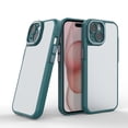 thumbnail image 1 of Phone Case Compatible with iPhone 15 Matte Luxury Stain Resistant Back Cover Case ,Anti-Scratch Shockproof Bumper Drop Protective Slim Fit Frosted Translucent Phone Case,Green, 1 of 1