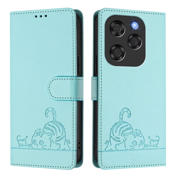 Phone Case Compatible with Coolpad X100 with Kickstand,Card Slots,Silicone Bumper,Shockproof,Flip Wallet Leather Protective Cover for Coolpad X100,B1