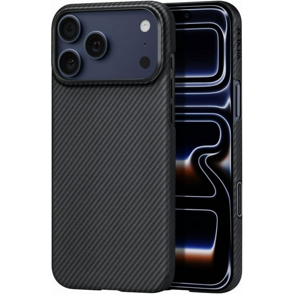 Phone Case Compatible with iPhone 17 Pro Case Ultra-Slim Case with Caseless Touch Feeling, 600D Aramid Fiber Woven