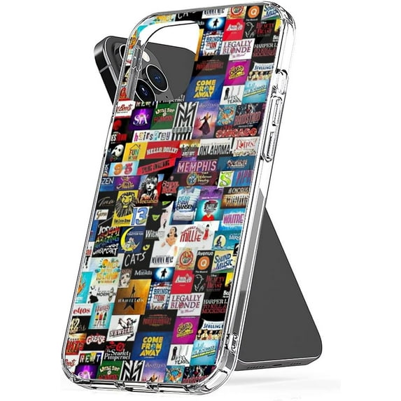 Phone Case Cover Broadway Se Show Logo Collage X Scratch Waterproof Accessories Transparent Compatible with iPhone XR 6.1 Inch