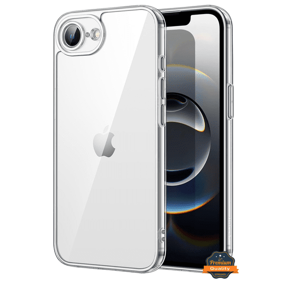 Phone Case Cover for Apple iPhone 13 Crystal HD Clear Back Hybrid Case TPU Bumper Frame Slim Shockproof Hard Defender cover - Clear