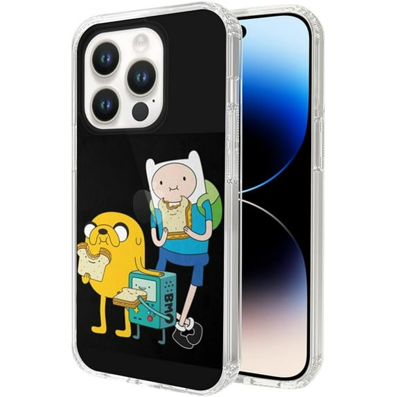 Phone Case Cute Phone Time Gameboy Life BMO Case Cover Clear Compatible with iPhone 15 Plus 6.7 Inch