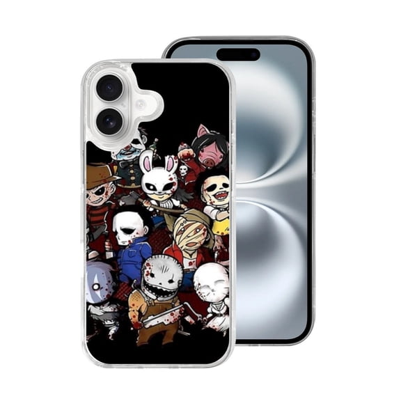 Phone Case Dead By Daylight Compatible with iPhone 12 Pro Case Shockproof Soft TPU Silicone Print Transparent Protective Cover