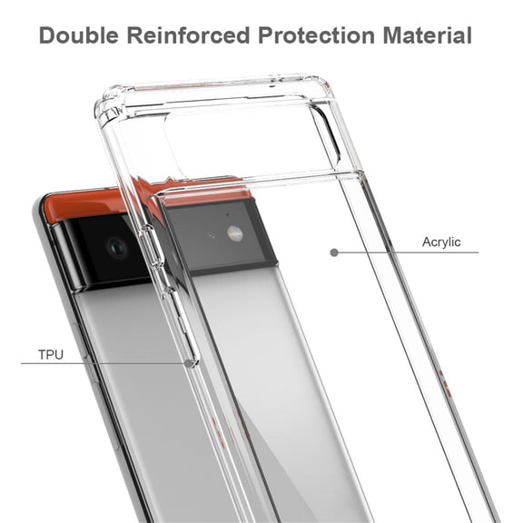 Phone Case Durable with Fingerprint Sensor with Bubble-Free Install Full Body Rugged Armor Case Must-Have Accessory clear Elegant Pearl Signature Dynamic Pulse Edition clear