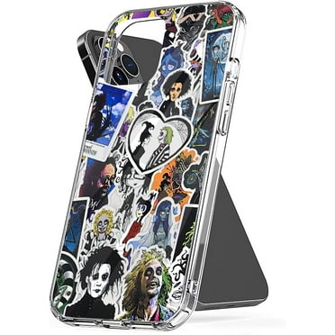 Phone Case Edward Scissorhands Collage X Se Accessories Scratch Waterproof Transparent Compatible with iPhone 15 Pro Max 6.7 Inch