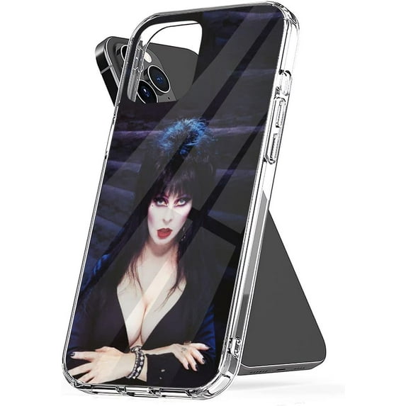 Phone Case Elvira Xs Mistress 8 The X Dark 12 TPU 6 6s 7 Xr Plus 11 13 Pro Max Mini Clear 14 Waterproof Scratch Accessories Compatible with iPhone 14 6.1 Inch