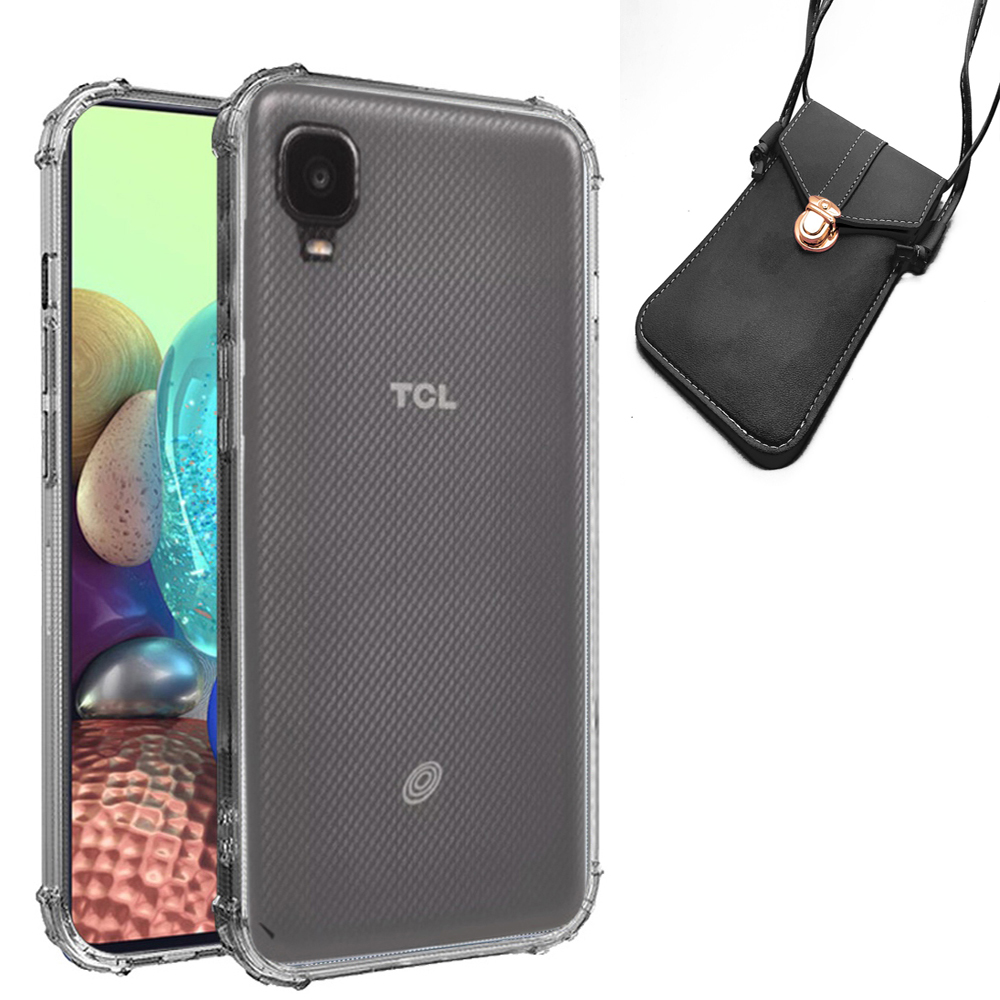 Phone Case For Alcatel TCL A3 / TCL A30 Wallet Case Carrying Case / Gel