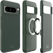TUDIA MergeGrip Google Pixel 8 Pro Case 2023 Magsafe Compatible Tough Case - Pine green