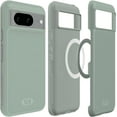 thumbnail image 1 of TUDIA MergeGrip Google Pixel 8 Case Magsafe Compatible Military Grade Heavy Duty - Green Lily, 1 of 7