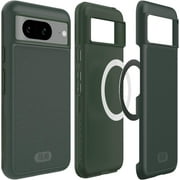 TUDIA MergeGrip Google Pixel 8 Case Magsafe Compatible Military Grade Heavy Duty - Pine Green