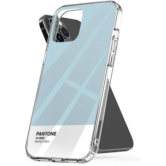 Phone Case High Shockproof Resolution Protect 1000ppi Cover Starlight TPU Blue Accessories Compatible with iPhone 14 6.1 Inch