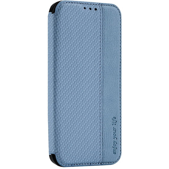 Phone Case, Leather Wallet Case with Credit Slots , compatible with iPhone 14 Pro Max - sky blue
