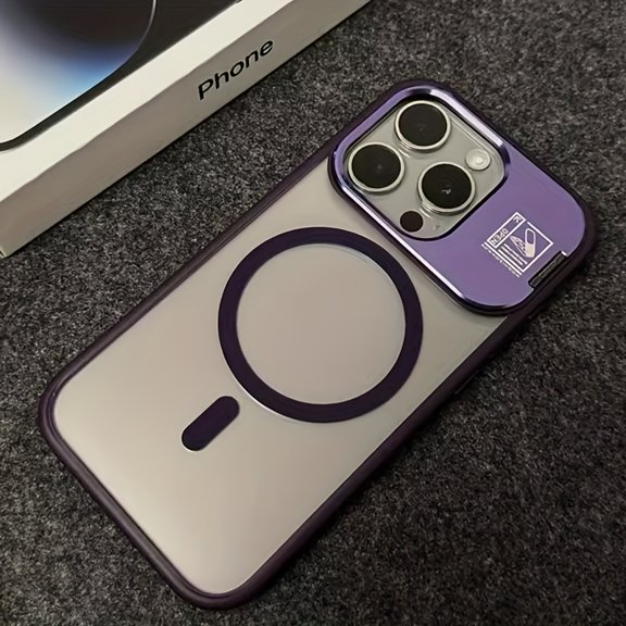 Phone Case - Luxury Multi-Dimensional Foldable Invisible Bracket Magnetic Phone Case, Suitable for Iphone 17 16 Plus Pro Max 17 Air