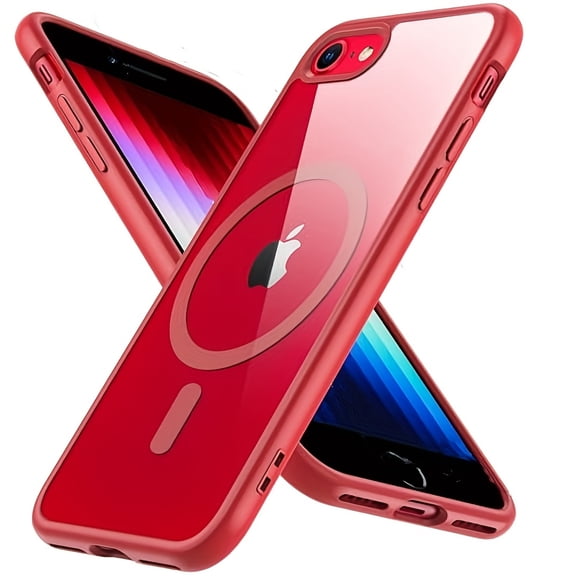 Phone Case - This Is a Magsafe-Compatible Magnetic Phone Case Designed for Iphone 7, 8 Plus, SE 2/SE 3, X, And XS, Featuring a Clear, Durable Hard Back Cover