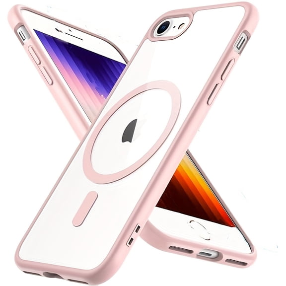 Phone Case - This Is a Magsafe-Compatible Magnetic Phone Case Designed for Iphone 7, 8 Plus, SE 2/SE 3, X, And XS, Featuring a Clear, Durable Hard Back Cover