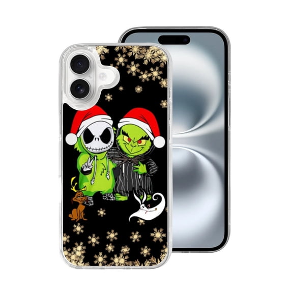 Phone Case Merry Christmas I'm Booked List Green My Funny Witch Day (5) Compatible with iPhone 15 Plus Case Shockproof Soft TPU Silicone Print Transparent Protective Cover