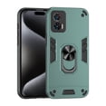 thumbnail image 1 of Phone Case for Motorola Edge 30 Neo Hybrid Case with Ring Kickstand, Heavy Duty Protection Armor Case with Comfortable Grip Support Magnetic Car Mount for Motorola Edge 30 Neo - Darkgreen, 1 of 7