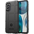 thumbnail image 1 of Phone Case for Motorola G52, Case for Moto G82,Rugged Shield Slim Case with Military Grade Shockproof,Drop-Tested and Camera Lens Protection Cover for Moto G52/MOTO G82/MOTO G71S, HD Black, 1 of 7