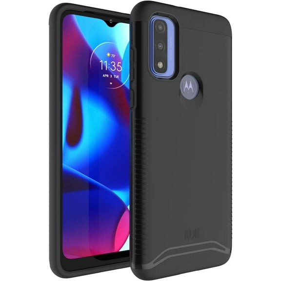 TUDIA Merge Motorola Moto G Pure Case (2021) Heavy Duty Protection - Matte Black