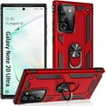 thumbnail image 1 of Phone Case for Note 20 Ultra Case Galaxy Note 20 Ultra Case Samsung Note 20 Ultra Case, Military Grade Case with Ring Car Mount Kickstand for Samsung Galaxy Note 20 Ultra 5G - Red, 1 of 12
