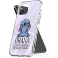 thumbnail image 1 of Phone Case Ohana Protect Means Cover Family Accessories Tch Shockproof Funny Transparent Compatible with iPhone 14 Pro 6.1 Inch, 1 of 5
