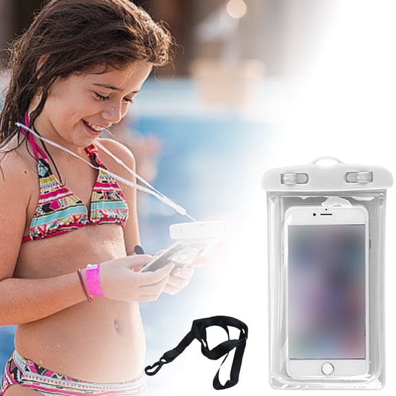 Phone Case Outdoor Camping Beach Pool 6 Inch Below Phones PVC Material Glow Strip Anti-Lost Lanyard