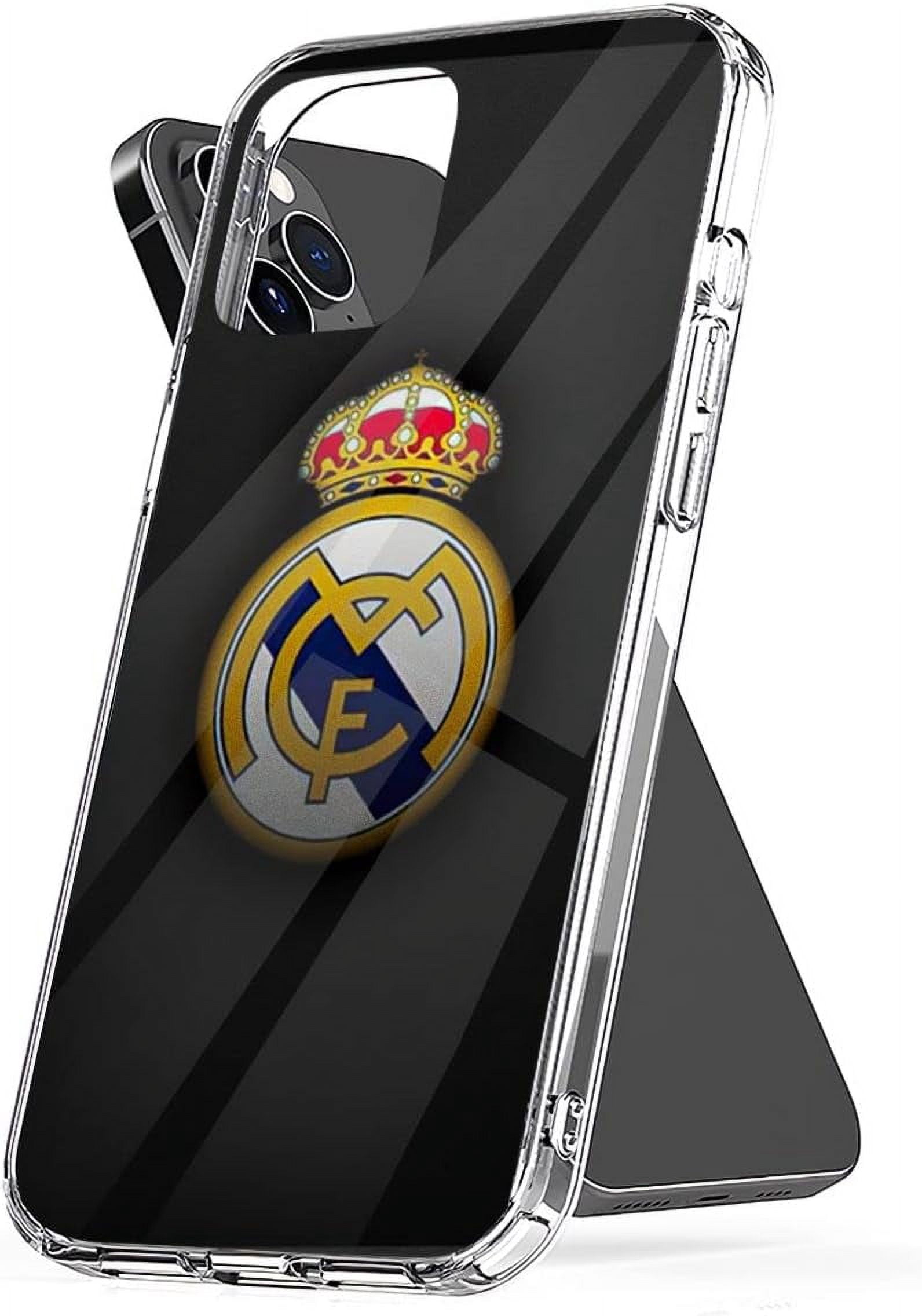 Phone Case Real 7 Madrid Se 2020 Logo 14 8 X Xr 11 12 Pro Max 13 Accessories  Scratch Waterproof Transparent Compatible with iPhone X/XS 5.8 Inch -  Walmart.com