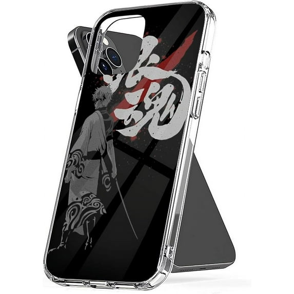 Phone Case Sakata 7 Gintoki 8 Gintama Pro Max X Xr 11 12 Se 2020 13 14 Accessories Scratch Waterproof Transparent Compatible with iPhone 15 Plus 6.7 Inch