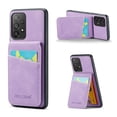 thumbnail image 1 of Phone Case for Samsung Galaxy A33 5G, Back Credit Card Holder Wallet Cover Study Kickstand PU Leather Magnetic Clasp RFID Blocking Case for Samsung Galaxy A33 5G Cases Women, Purple, 1 of 9
