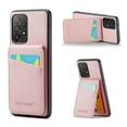 thumbnail image 1 of Phone Case for Samsung Galaxy A52 5G, Back Credit Card Holder Wallet Cover Study Kickstand PU Leather Magnetic Clasp RFID Blocking Case for Samsung Galaxy A52 5G Cases Women, Pink, 1 of 9
