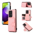 thumbnail image 1 of Phone Case for Samsung Galaxy A53 5G, Stylish Wallet Cover with Credit Card Holder Crossbody Strap Magnetic Closure Kickstand PU Leather Drop Protective Phone Case for Samsung Galaxy A53 5G - Rosegold, 1 of 7