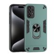 thumbnail image 1 of Phone Case for Samsung Galaxy A73 5G Hybrid Case with Ring Kickstand, Heavy Duty Protection Armor Case with Comfortable Grip Support Magnetic Car Mount for Samsung Galaxy A73 5G - Darkgreen, 1 of 7